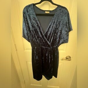 Blue Velvet Dress size M